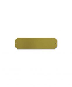 Messingschild 170x45 mm mit Gravur, nicht standardmäßig