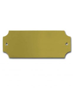 Messingschild 100х40 mm mit Gravur, nicht standardmäßig