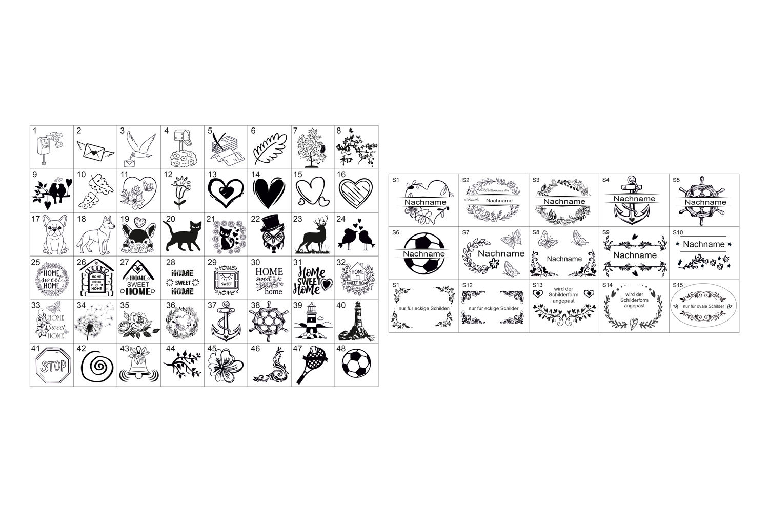 Messingschild 63х42 mm mit Gravur, Oval