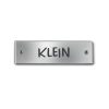 Edelstahlschild 70x20 mm mit individuell Gravur, TEGravur, Rechteck