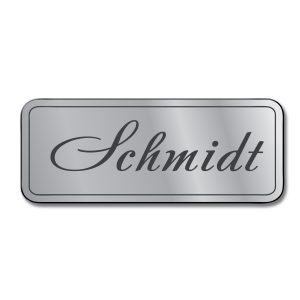 Türschild TEGravur „D-Series 110“ – personalisiert, modern & langlebig