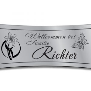 Türschild TEGravur „D-Series 150“ – hochwertig, personalisiert & stilvoll