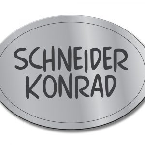 Türschild TEGravur „D-Series 160“ – Premium-Gravur für Haus & Büro