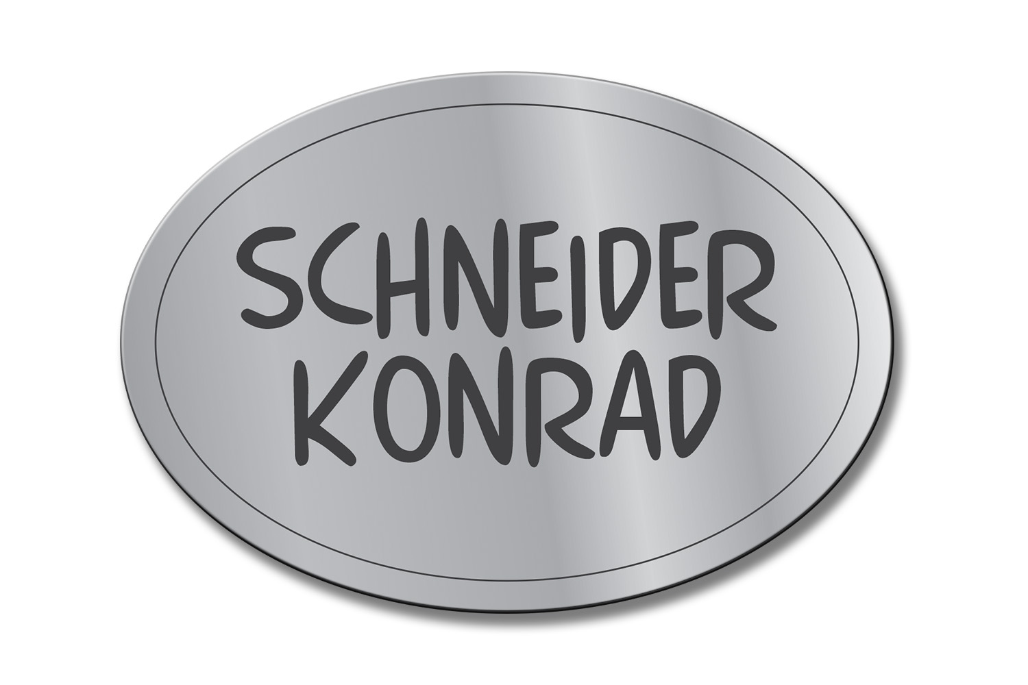 Türschild TEGravur „D-Series 160“ – Premium-Gravur für Haus & Büro