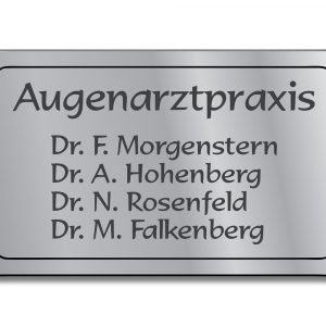 Türschild TEGravur „D-Series 220“ – perfekte Lasergravur für Ihren Eingangsbereich