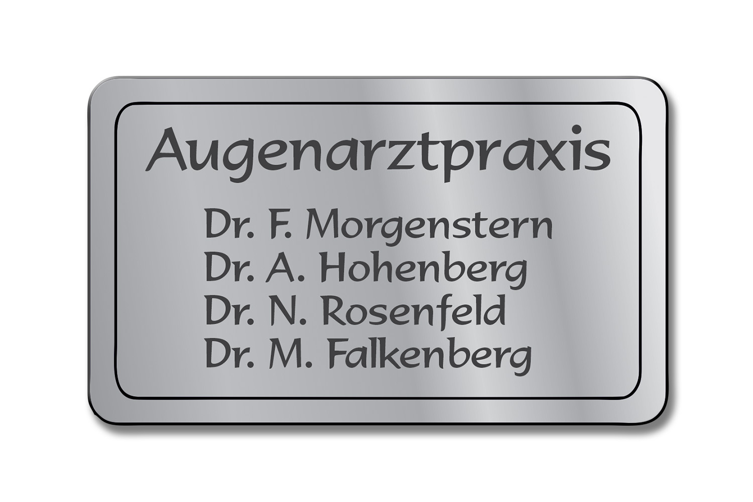 Türschild TEGravur „D-Series 220“ – perfekte Lasergravur für Ihren Eingangsbereich