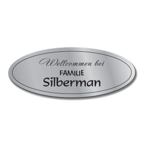 Türschild TEGravur „D-Series 290“ – hochwertige Gravur für Hausnummer & Name