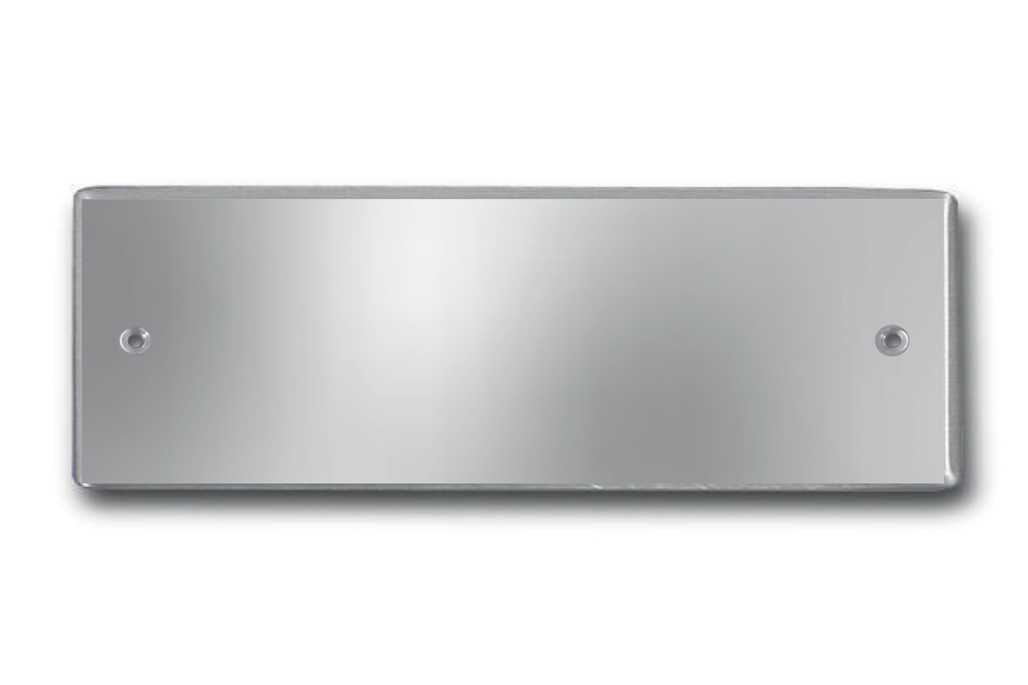 Edelstahlschild 150x60 mm mit individuell Gravur, TEGravur, Rechteck