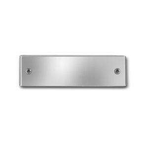 Edelstahlschild 70x20 mm mit individuell Gravur, TEGravur, Rechteck