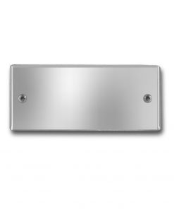 Edelstahlschild 70x30 mm mit individuell Gravur, TEGravur, Rechteck