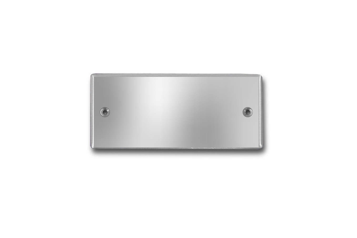 Edelstahlschild 70x30 mm mit individuell Gravur, TEGravur, Rechteck