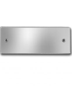 Edelstahlschild 80x30 mm mit individuell Gravur, TEGravur, Rechteck