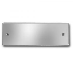 Edelstahlschild 90x30 mm mit individuell Gravur, TEGravur, Rechteck