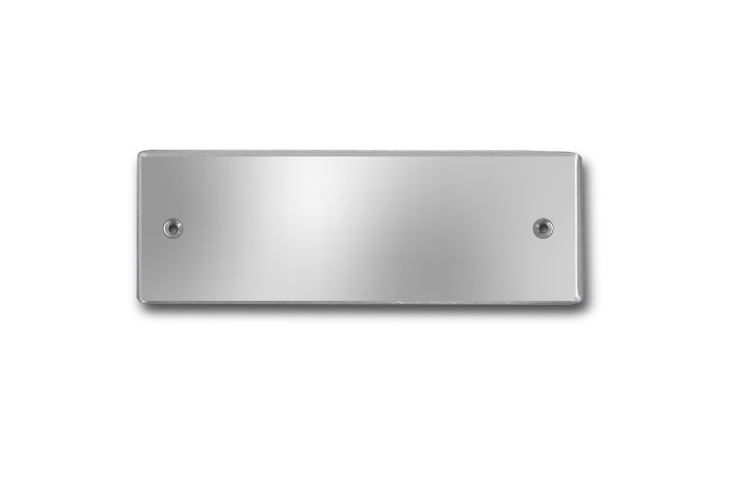 Edelstahlschild 90x30 mm mit individuell Gravur, TEGravur, Rechteck