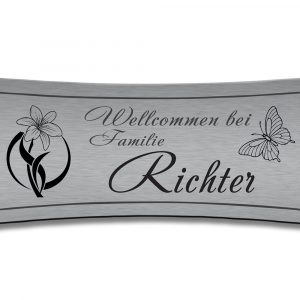 Türschild TEGravur „D-Series 150“ – hochwertig, personalisiert & stilvoll