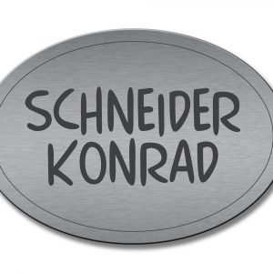 Türschild TEGravur „D-Series 160“ – Premium-Gravur für Haus & Büro