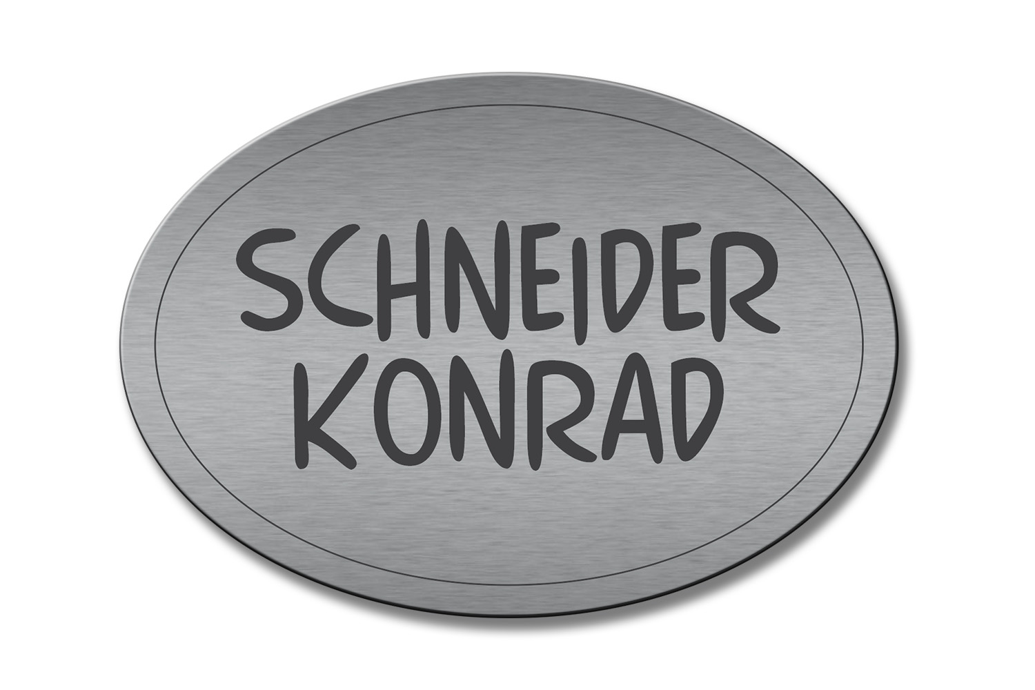 Türschild TEGravur „D-Series 160“ – Premium-Gravur für Haus & Büro