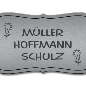 Türschild TEGravur „D-Series 180“ – elegante Optik, präzise Gravur