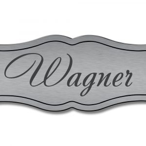 Türschild TEGravur „D-Series 240“ – exklusiv für Haustüren & Firmen