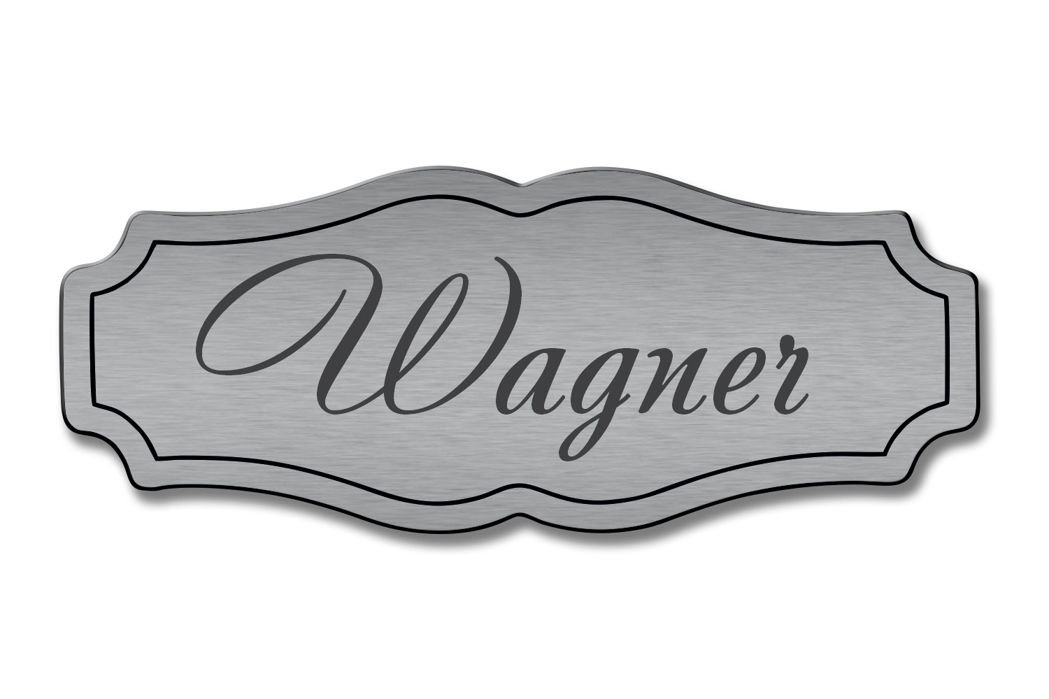 Türschild TEGravur „D-Series 240“ – exklusiv für Haustüren & Firmen