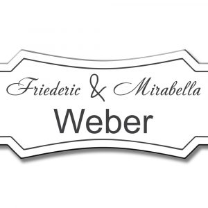 Türschild TEGravur „D-Series 140“ – edles Design mit Wunschgravur