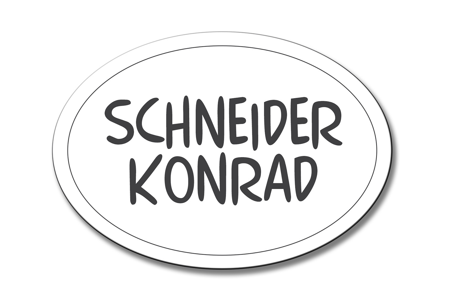 Türschild TEGravur „D-Series 160“ – Premium-Gravur für Haus & Büro