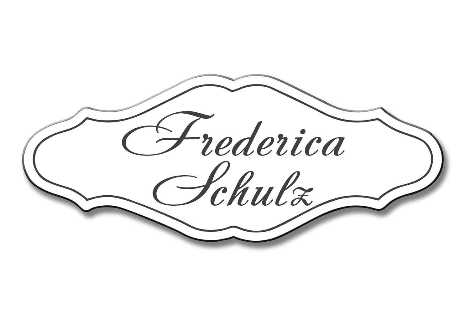 Türschild TEGravur „D-Series 230“ – langlebig, wetterfest & anpassbar