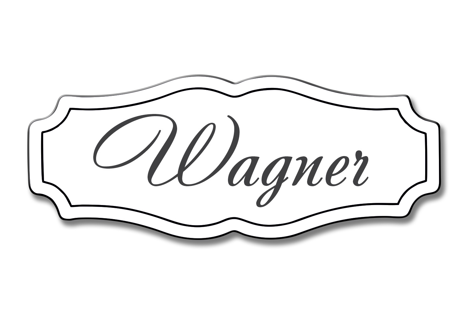 Türschild TEGravur „D-Series 240“ – exklusiv für Haustüren & Firmen