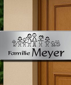 Edelstahlschilder mit individueller Gravur