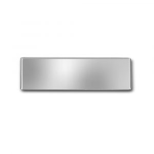 Edelstahlschild 70x20 mm mit individuell Gravur, TEGravur, Rechteck