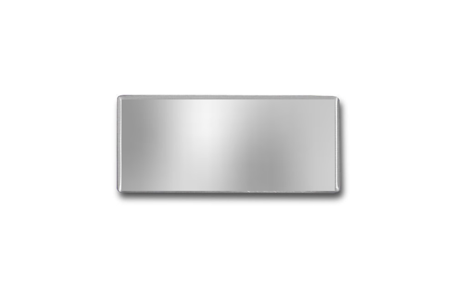 Edelstahlschild 70x30 mm mit individuell Gravur, TEGravur, Rechteck