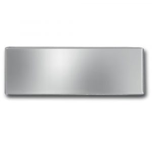 Edelstahlschild 90x30 mm mit individuell Gravur, TEGravur, Rechteck