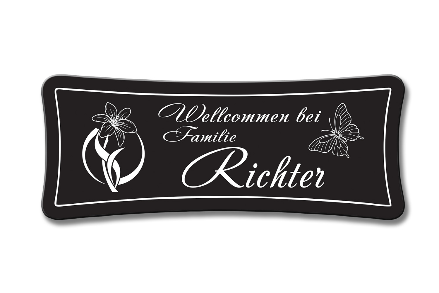 Türschild TEGravur „D-Series 150“ – hochwertig, personalisiert & stilvoll