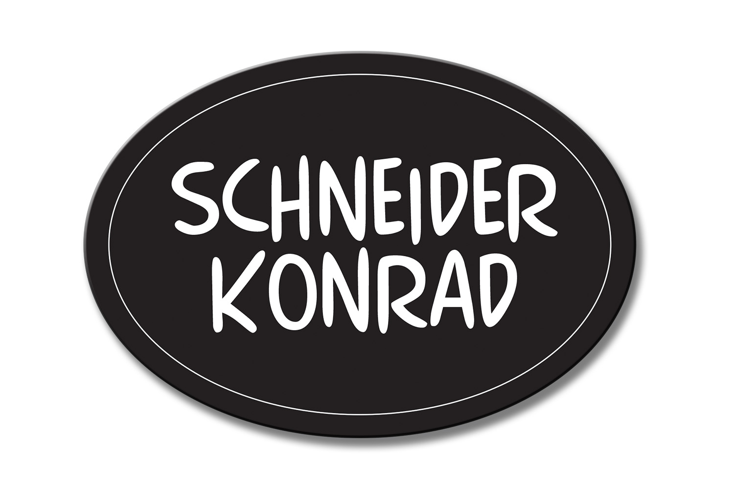 Türschild TEGravur „D-Series 160“ – Premium-Gravur für Haus & Büro