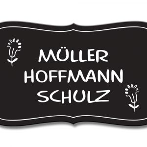 Türschild TEGravur „D-Series 180“ – elegante Optik, präzise Gravur