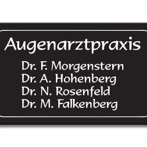 Türschild TEGravur „D-Series 220“ – perfekte Lasergravur für Ihren Eingangsbereich