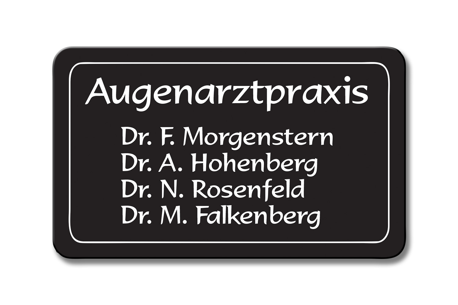 Türschild TEGravur „D-Series 220“ – perfekte Lasergravur für Ihren Eingangsbereich