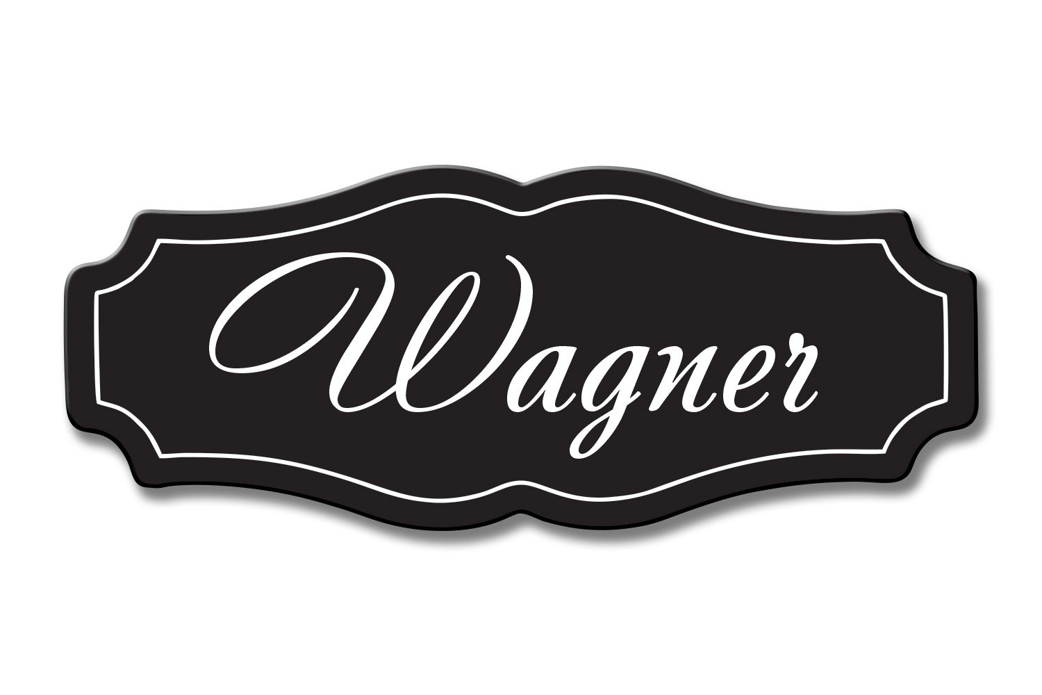 Türschild TEGravur „D-Series 240“ – exklusiv für Haustüren & Firmen