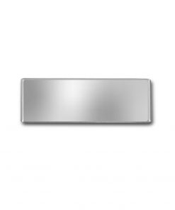 Edelstahlschild 60x20 mm mit individuell Gravur, TEGravur, Rechteck