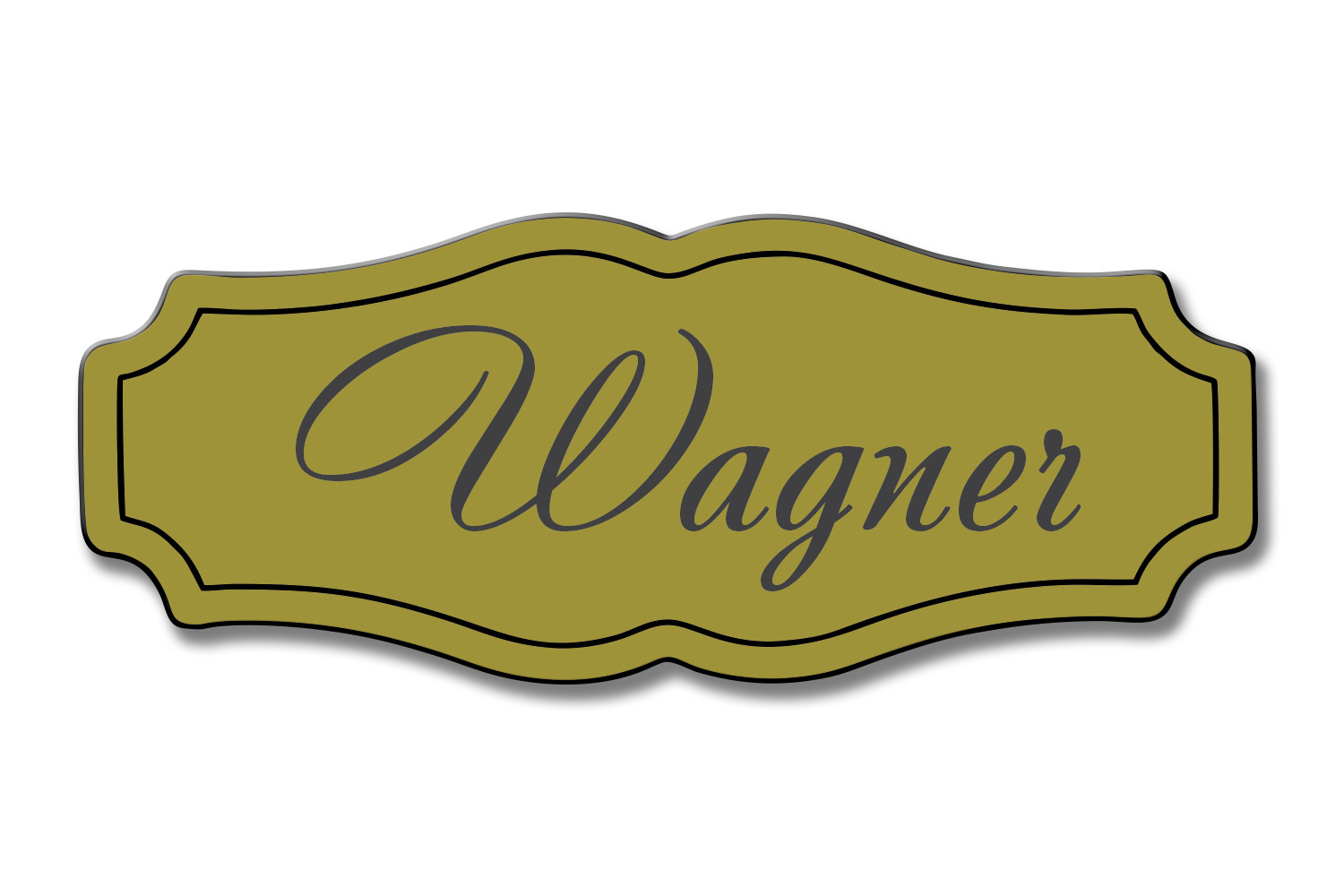 Türschild TEGravur „D-Series 240“ – exklusiv für Haustüren & Firmen