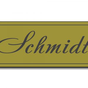 Türschild TEGravur „D-Series 110“ – personalisiert, modern & langlebig