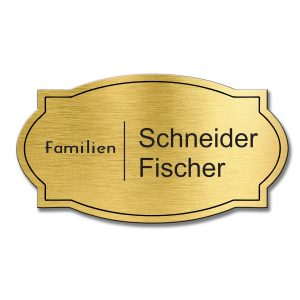 Türschild TEGravur „D-Series 170“ – modern, robust & individuell graviert