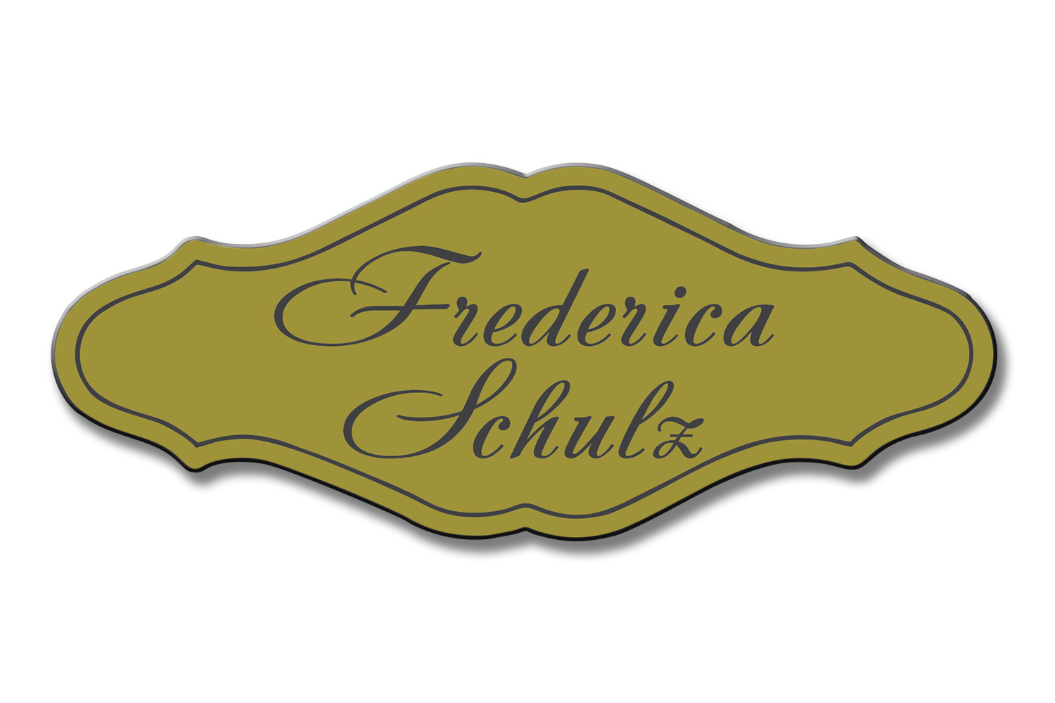 Türschild TEGravur „D-Series 230“ – langlebig, wetterfest & anpassbar