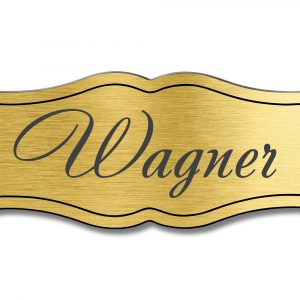 Türschild TEGravur „D-Series 240“ – exklusiv für Haustüren & Firmen