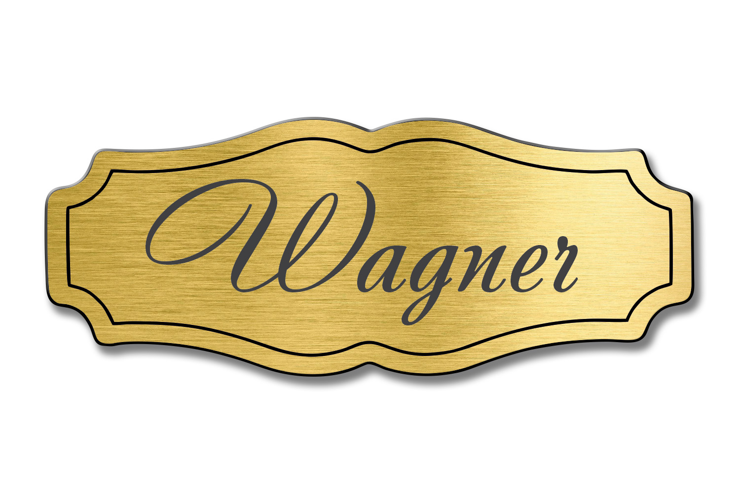 Türschild TEGravur „D-Series 240“ – exklusiv für Haustüren & Firmen