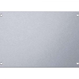 Edelstahlschild 150x100 mm mit individuell Gravur, TEGravur