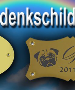 Grab- & Gedenkschilder für Tiere 2