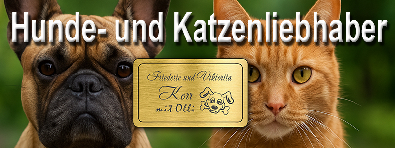 Hunde- und Katzenschilder von TEGravur sind