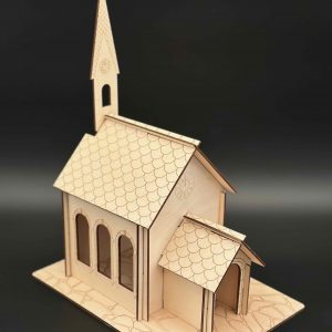 Die DIY-Leuchterkirche „Zeitlos“, Leuchterkirche Bausatz Holz,