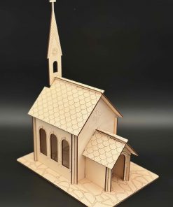 Die DIY-Leuchterkirche „Zeitlos“, Leuchterkirche Bausatz Holz,